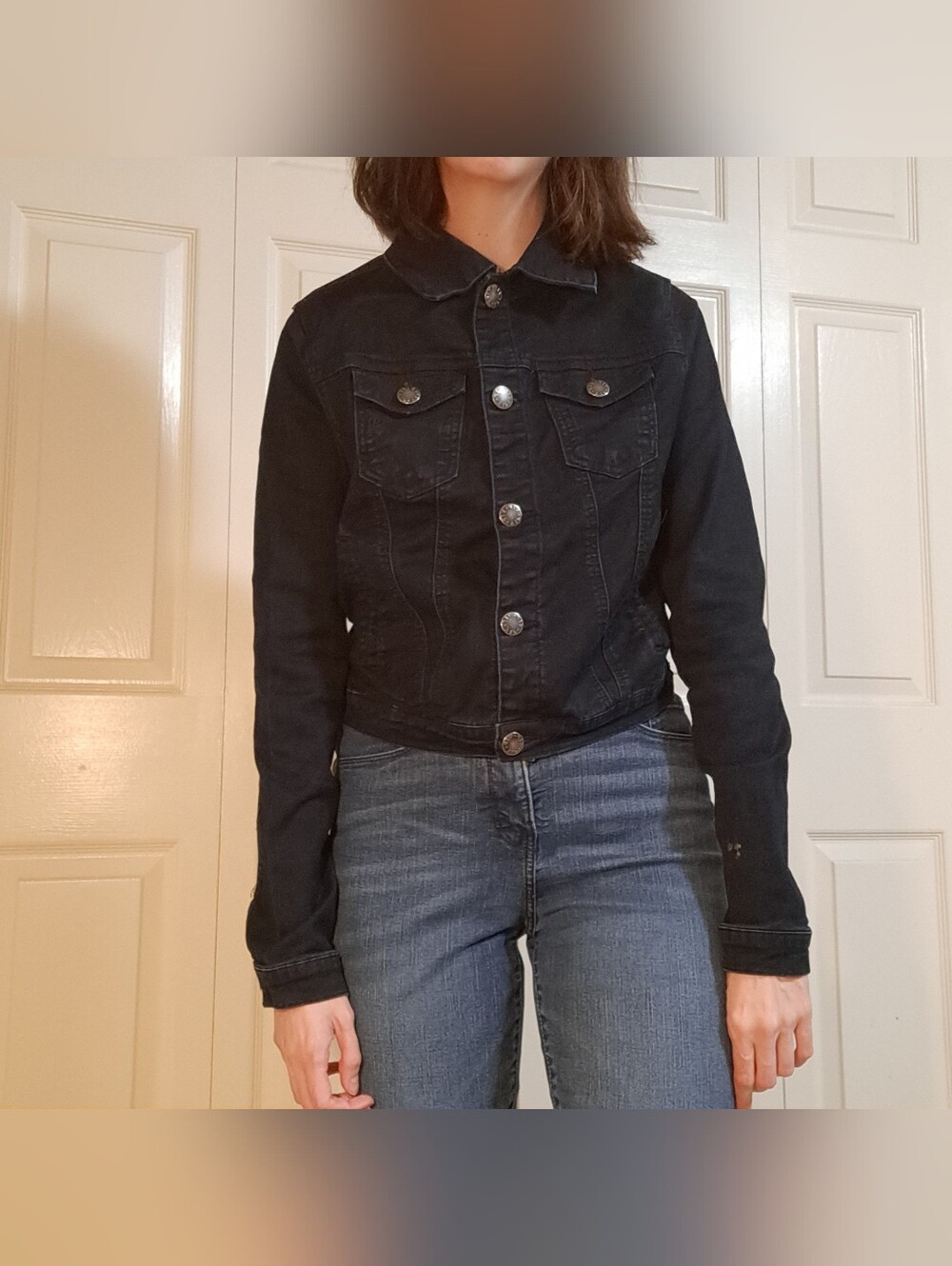 Vintage Dark Wash Denim Jacket